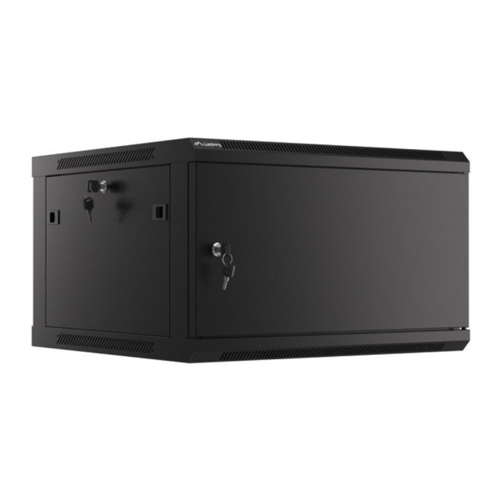 Armário de parede Lanberg rack 19 polegadas 6U - 600X600 preto…