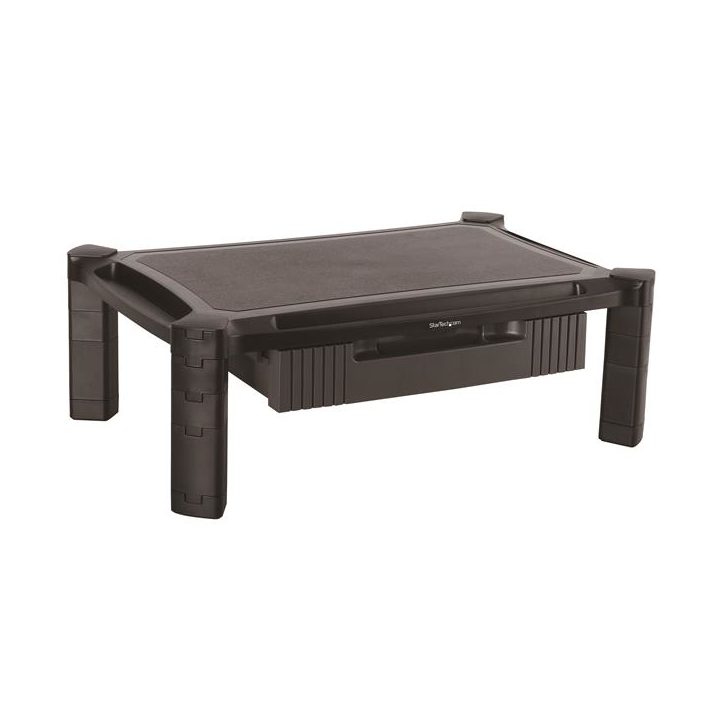 StarTech.com Monitor Riser with Drawer - Height Adjustable with…