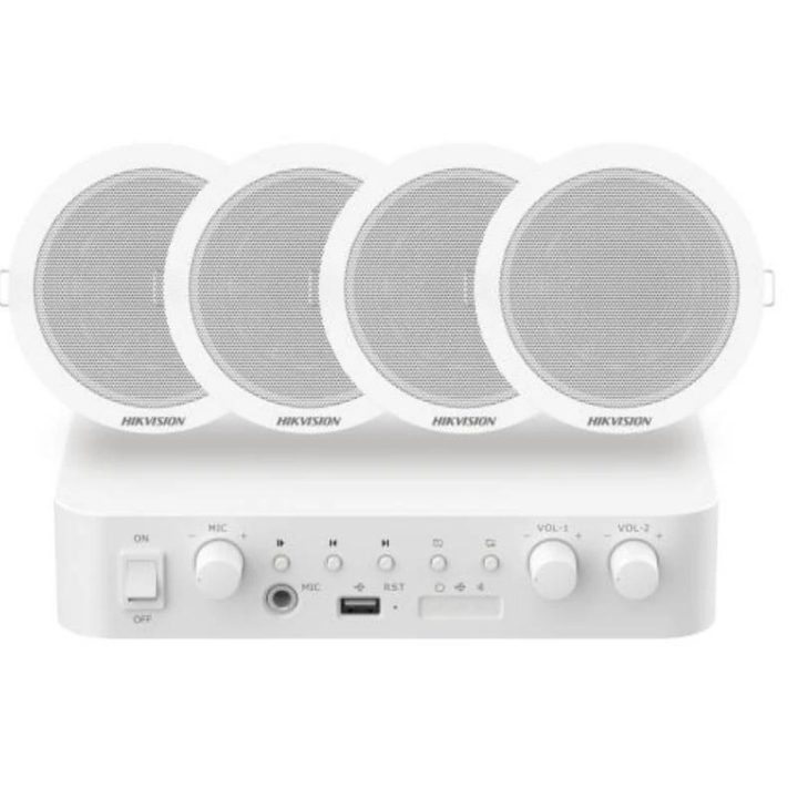 Hikvision DS-QAE0KA60206-4 Kit 1xAmpl 4xAlta Techo (347000213)