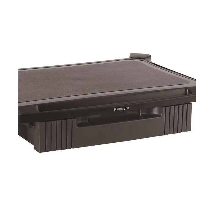 StarTech.com Monitor Riser with Drawer - Height Adjustable with…