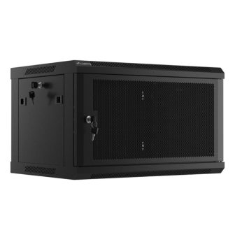 Lanberg WF01-6406-23B armario rack 6U Bastidor de pared Negro