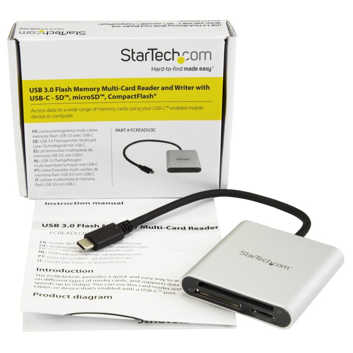 StarTech.com Lector Grabador USB 3.0 de Tarjetas de Memoria SD, Micro…