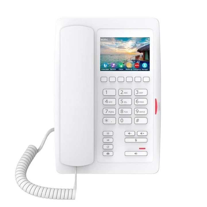 Fanvil H5W-W Hotel IP Phone, with PoE, WiFi 2.4G (H5W-White)