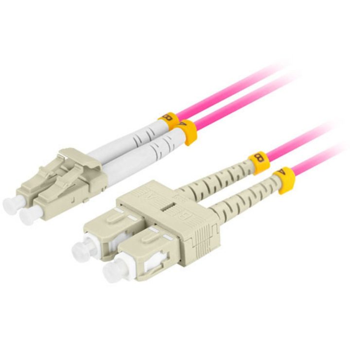 Lanberg FO-LUSU-MD41-0020-VT Cabo de fibra óptica e InfiniBand 2 m 2x…