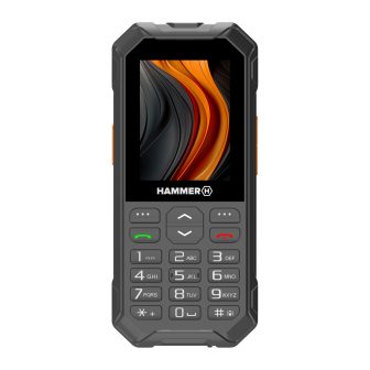 Telefono movil rugerizado Hammer 6 2.4 pulgadas-4g-negro (TEL000928)