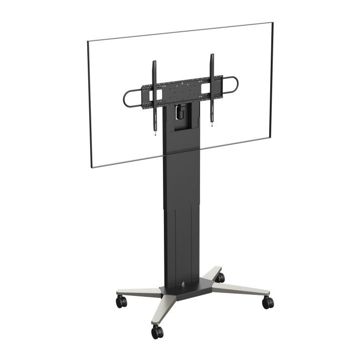 Vision Motorized Heavy-Duty Floor Stand Cart - for Screens up to 100"…