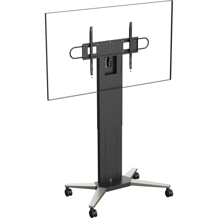 Vision Motorized Heavy-Duty Floor Stand Cart - for Screens up to 100"…