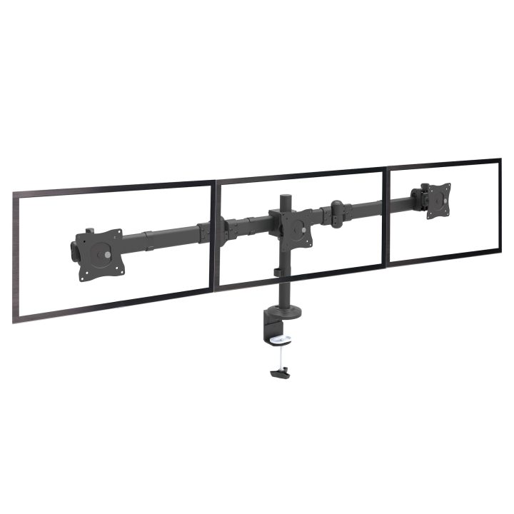 StarTech.com 3-Monitor Desktop Mount Arm - Ergonomic VESA Support for…