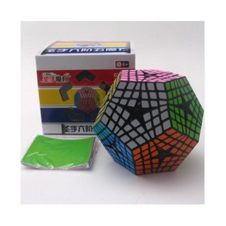 Cubo de rubik Shengshou elite kilominx 6X6X6 negro