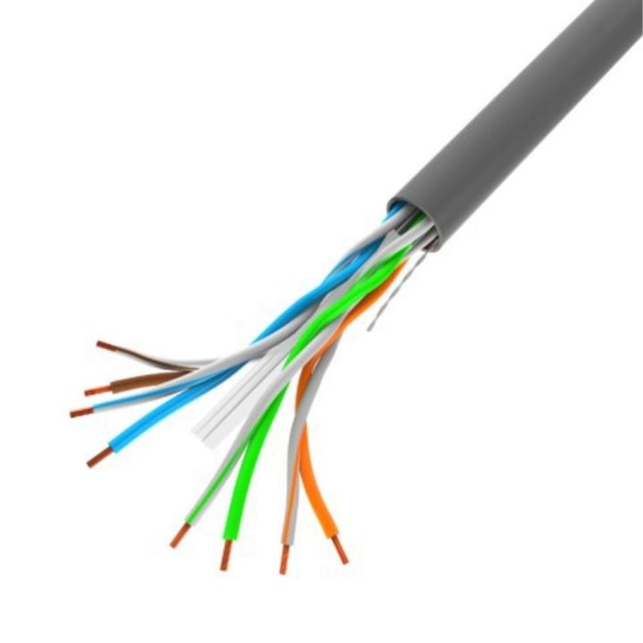Bobina 1GB-s Lanberg u-UTP RJ45 sólido cca AWG23 100m cinzento…