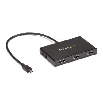 StarTech.com Adaptador USB-C Multimonitor de 3 Portas - Hub…