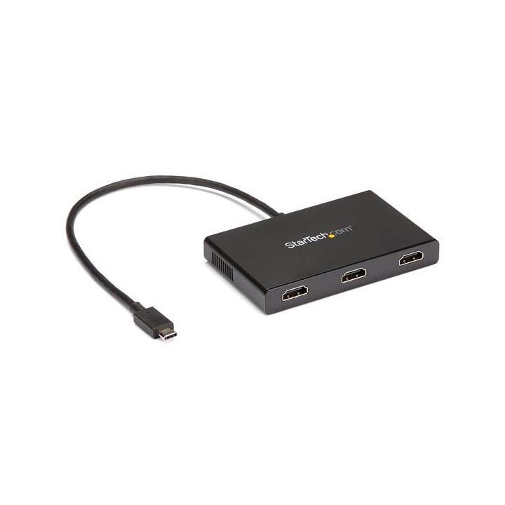 StarTech.com Adaptador USB-C Multimonitor de 3 Puertos - Hub…