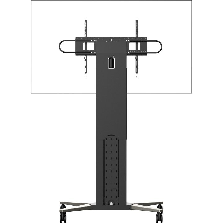 Vision Motorized Heavy-Duty Floor Stand Cart - for Screens up to 100"…