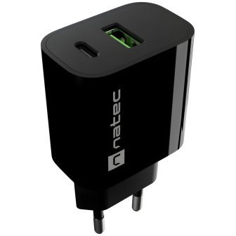 Natec NUC-2397 Universal Mobile Device Charger Black AC Fast Charging…