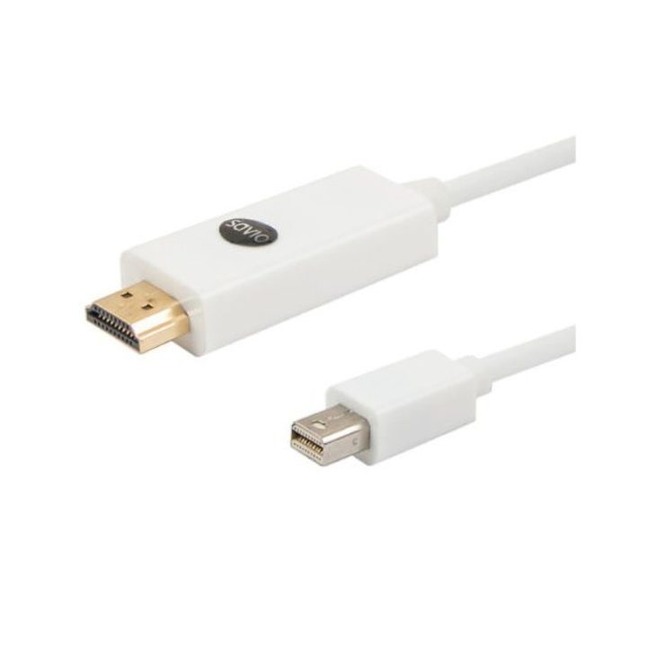 Savio CL-83 Mini DisplayPort Male to HDMI Male Cable 1.8m…