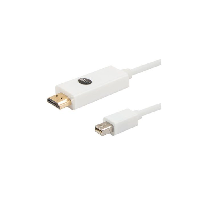 Cabo mini DisplayPort m a HDMI m 1.8m Savio CL-83 (SAVKABELCL-83)
