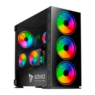 Torre ATX savio prime x1 ARGB ATX, E-ATX, ITX, Mini-ATX…