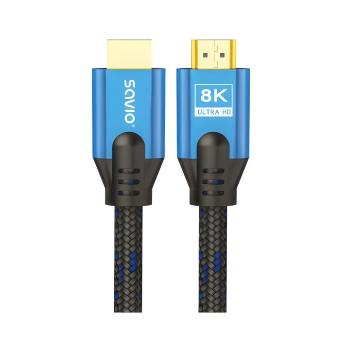Cable HDMI 2.1 (m) trenzado 8K savio cl-169 5m (SAVKABELCL-169)