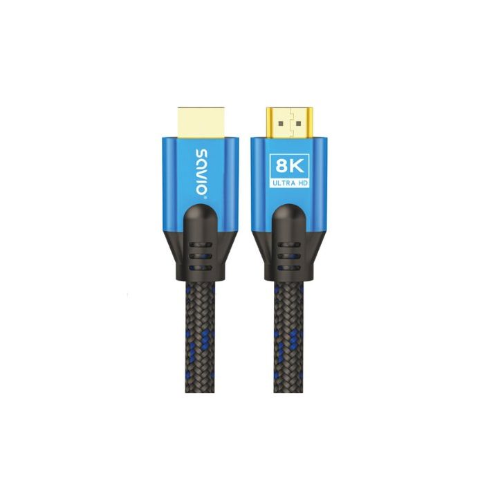 Cabo HDMI 2.1 (m) trançado 8K Savio CL-169 5m (SAVKABELCL-169)