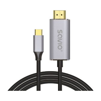 Cable USB-C a HDMI savio cl-170 2 m