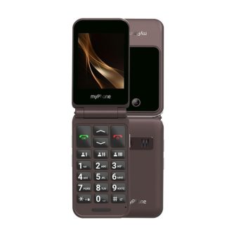 Telefono movil Myphone harmony 2.8 pulgadas+1.44 pulgadas-4g-marron…