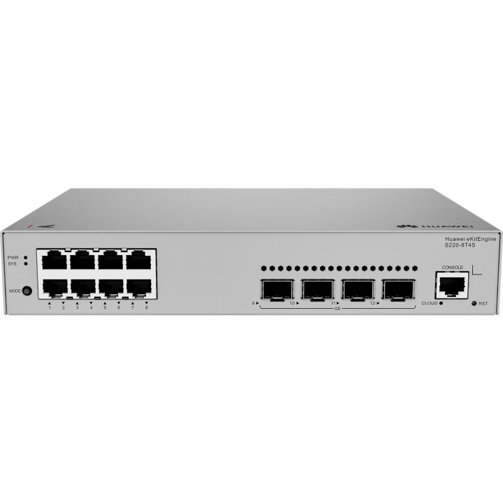 HUAWEI eKit S220 Series S220-8T4S Gestionado L2 Gigabit Ethernet…