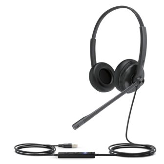 Yealink Lite wired over-ear headphones (UH34 Lite Dual Teams)