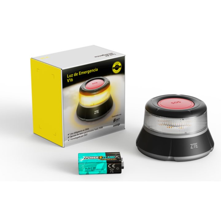 Luz emergencia ZTE e1 baliza dgt 3.0 V16 (V16E1)