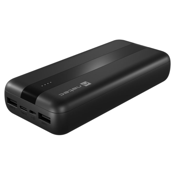 Power bank Natec Trevi Polímero de lítio 20000 mAh Preto (NPB-1922)