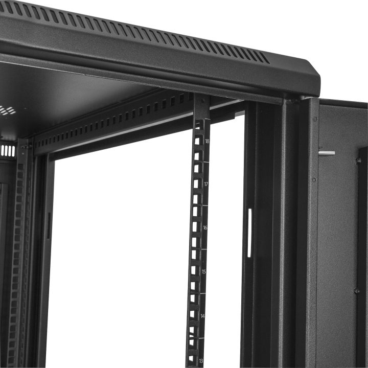 StarTech.com 18U 19" 4-Post Server Rack - Server Rack with Lock and…