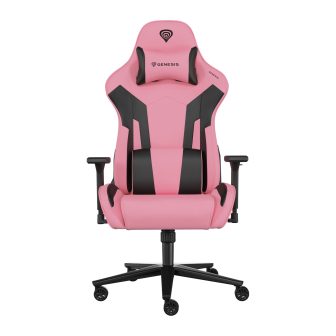GENESIS Nitro 720 PC Gaming Chair Inflatable Seat Black, Pink