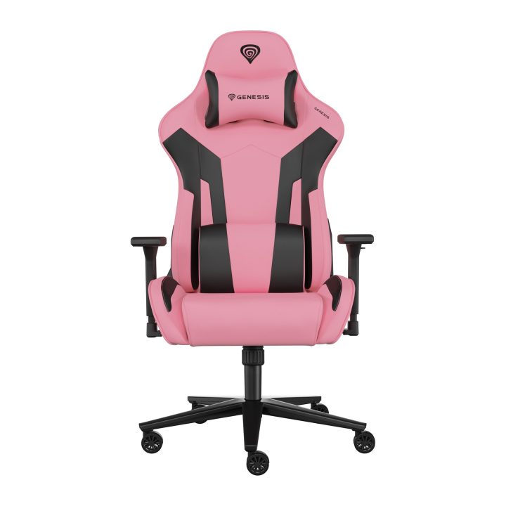 GENESIS Nitro 720 PC Gaming Chair Inflatable Seat Black, Pink