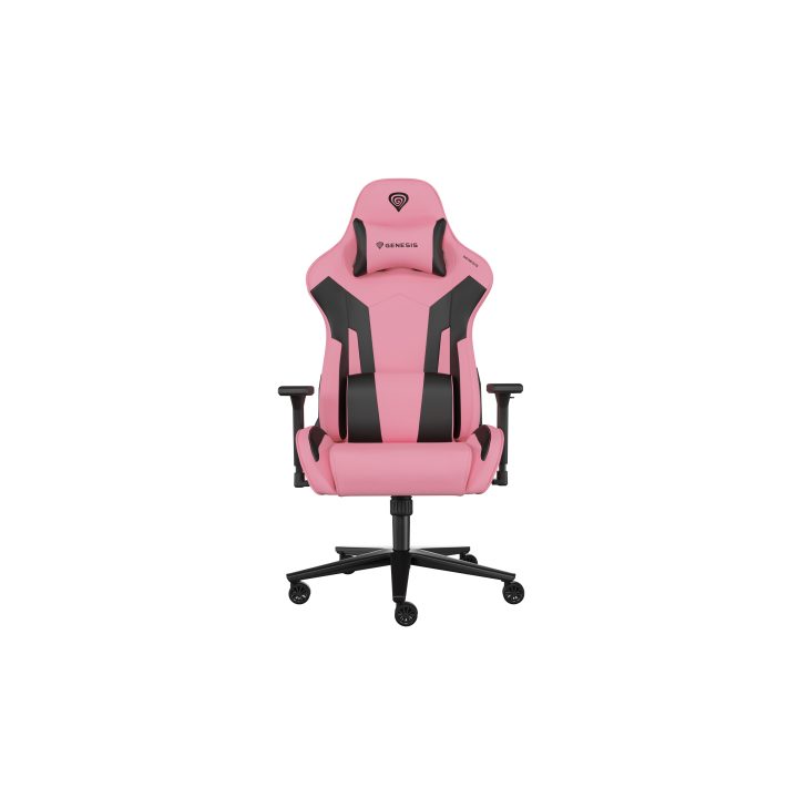 GENESIS Nitro 720 PC Gaming Chair Inflatable Seat Black, Pink