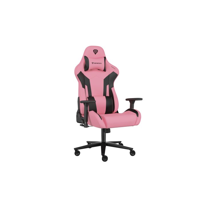 GENESIS Nitro 720 PC Gaming Chair Inflatable Seat Black, Pink