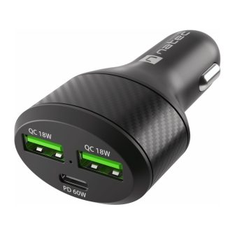 Natec Coney Universal Preto Carregador de isqueiro Carga rápida Auto…