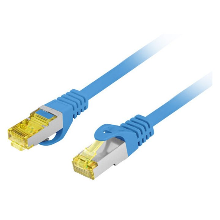 Lanberg PCF6A-10CU-0050-B Blue Network Cable 0.5 m Cat6a S/FTP (S-STP)