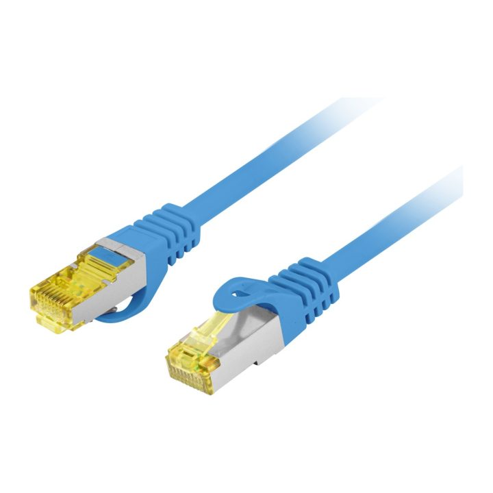 Lanberg PCF6A-10CU-0200-B cabo de rede Azul 2 m Cat6a S/FTP (S-STP)…