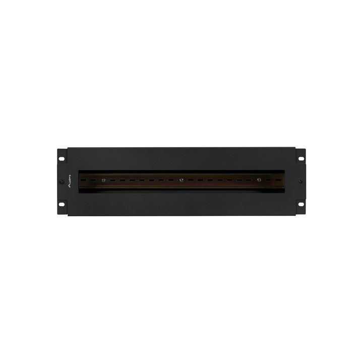 Lanberg 19'' 3U Power Distribution Panel with DIN TS-35 Rail Black…