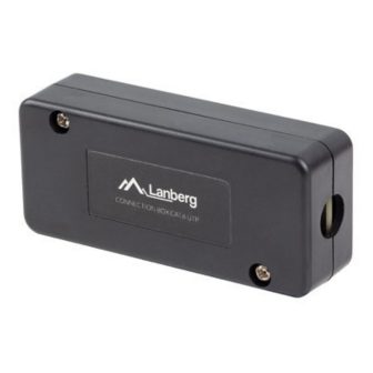 Lanberg PLC-6UL1-B caja de conexiones de red Cat6 Negro