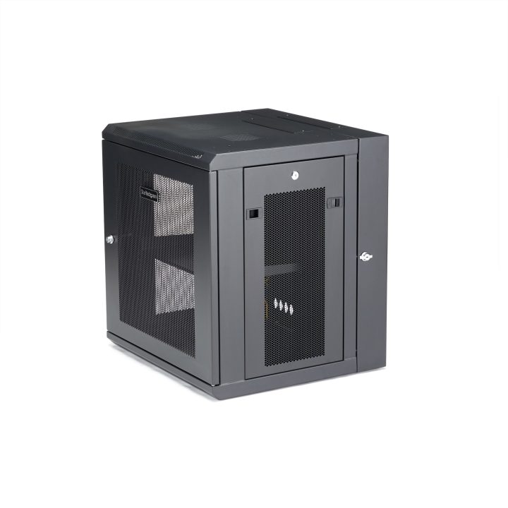 StarTech.com 12U 19" Wall-Mount Server Rack with 4 Columns and 1U…