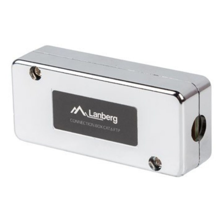 Lanberg PLC-6SL1-S Cat6 Network Connection Box Silver