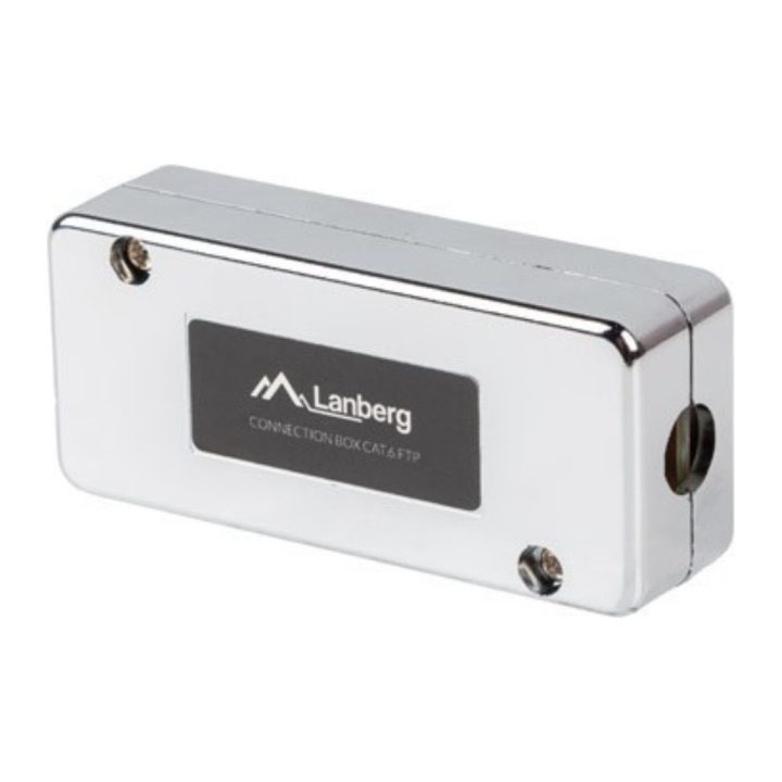 Lanberg PLC-6SL1-S Cat6 Network Connection Box Silver