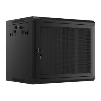 Lanberg WF01-6409-23B armário rack 9U Bastidor de parede Preto