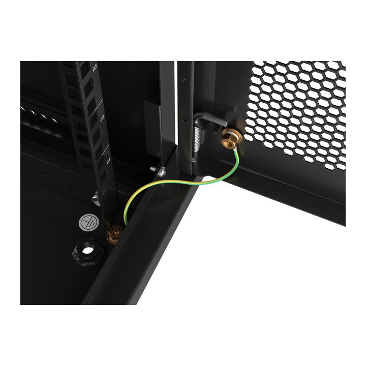 Lanberg WF01-6409-23B armário rack 9U Bastidor de parede Preto