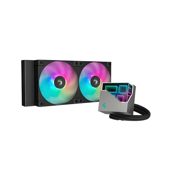 Kit de arrefecimento líquido Deepcool LT240 ARGB r-LT240-bkamnc-g-1