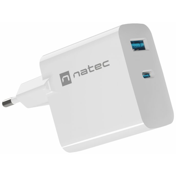 Natec NUC-2142 Universal Mobile Device Charger White AC Fast Charging…