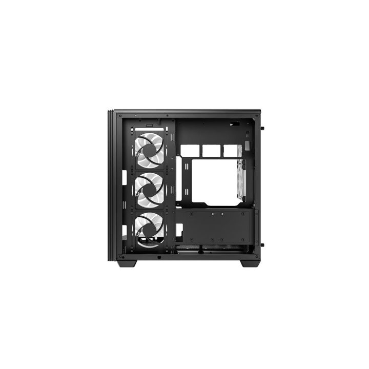 Gabinete de PC gaming Deepcool CG590U5F ATX ARGB vidro temperado…