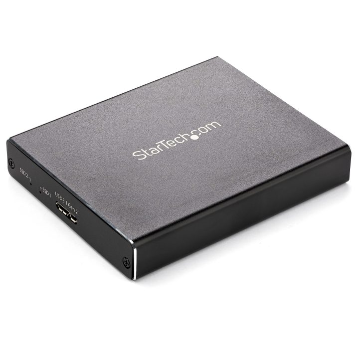 StarTech.com Caixa de Duas Baías M.2 NGFF - USB 3.1 (10Gbps) - RAID -…