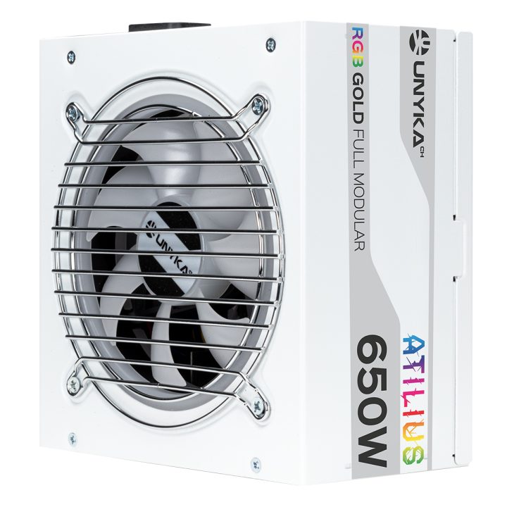 UNYKAch ATX Atilus RGB White 650W ATX Power Supply Unit 20+4 Pin ATX…