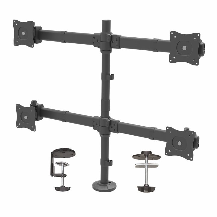 StarTech.com 4-Monitor 2x2 Desk Mount for up to 27" (8kg) with VESA…